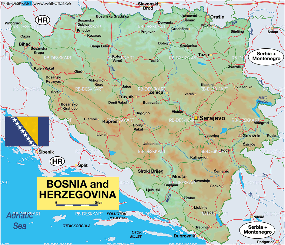 Zenica Map